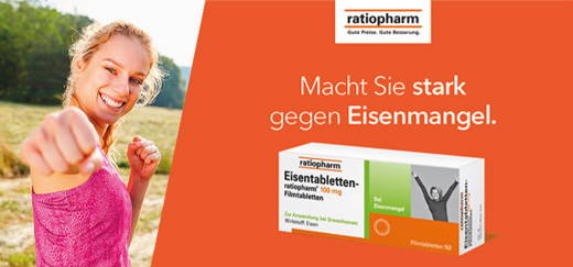 EISENTABLETTEN-ratiopharm 100 mg potahované tablety, 100 ks