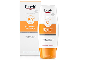 EUCERIN Opalovací mléko extra light LSF 50, 150 ml