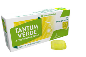 TANTUM VERDE 3 mg pastilka s citronovou příchutí, 20 ks