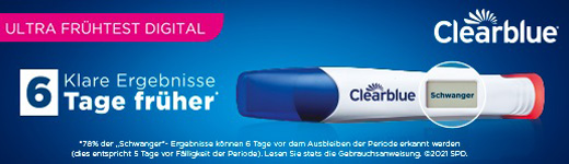 CLEARBLUE Těhotenský test Ultra Early Test Digital, 2 ks
