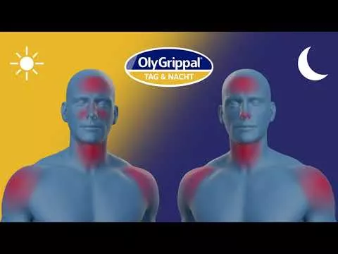 Video o produktu Olygrippal Day & Night 500 mg/60 mg tablety (16 kusů)