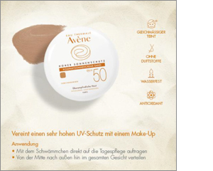 AVENE Kompaktní opalovací krém SPF 50 písků, 10 g