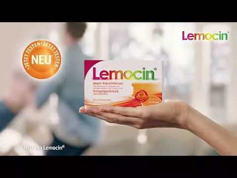 Video o produktu Lemocin® na bolest v krku s příchutí medu a citronu, 24 ks