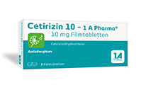 CETIRIZIN 10-1A Pharma potahované tablety, 7 ks