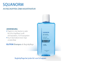 DUCRAY SQUANORM Zinková tinktura na vlasy proti lupům, 200 ml