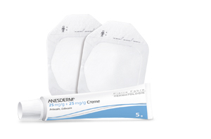 ANESDERM 25 mg/g + 25 mg/g krému + 2 náplasti, 5 g