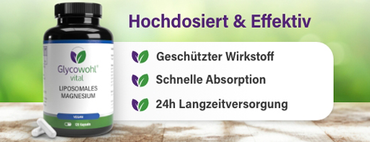 GLYCOWOHL vital lipozomální hořčík ve vysokých dávkách, 120 ks