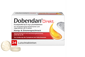 DOBENDAN Přímá pastilka Flurbiprofen 8,75 mg, 24 ks