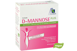 D-MANNOSE PLUS 2000 mg Tabl.w.Vit.u.Mineralstof., 60 ks