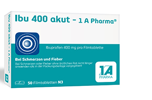 IBU 400 akut-1A Pharma potahované tablety, 50 ks