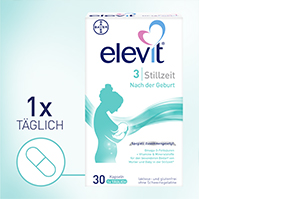 ELEVIT 3 měkké kapsle na kojení, 30 ks