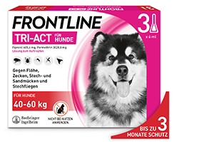 FRONTLINE Tri-Act kapací roztok pro psy 40-60 kg, 3 ks