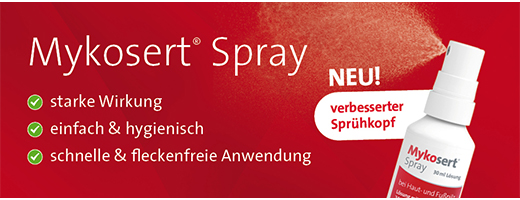 MYKOSERT Sprej na kůži a plíseň nohou, 30 ml