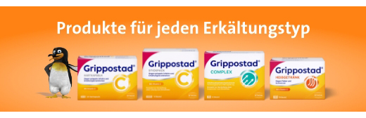 GRIPPOSTAD Horký nápoj v prášku, 10 ks