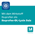IBU-LYSIN 1A Pharma 400 mg Potahované tablety, 50 kapslí