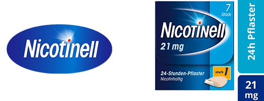 NICOTINELL 21 mg/24hodinová náplast 52,5 mg, 7 ks