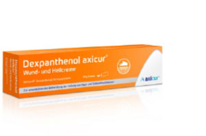 DEXPANTHENOL axicur krém na rány a hojení 50 mg/g, 20 g