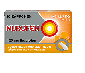 NUROFEN Junior 125 mg čípky, 10 ks