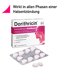 DORITHRICIN Pastilky do krku lesní plody, 40 ks