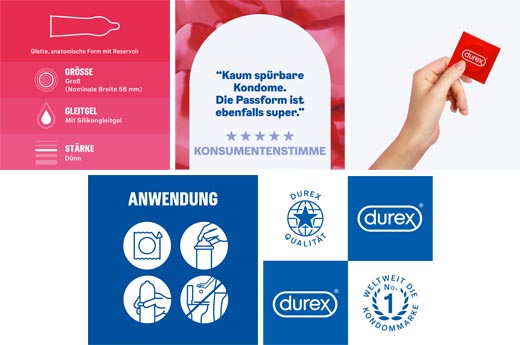 DUREX Kondomy Sensitive gossamer, 40 ks