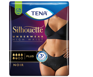 TENA SILHOUETTE plus L noir, 8 ks