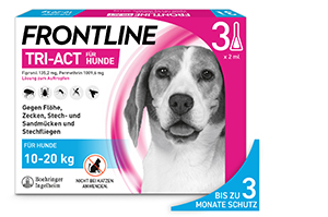 FRONTLINE Tri-Act kapací roztok pro psy 10-20 kg, 3 ks