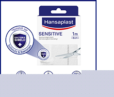 HANSAPLAST Sensitive sádra hypoalergenní 8 cmx1 m, 1 ks