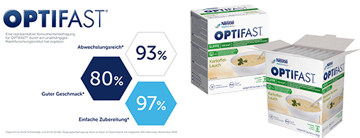 OPTIFAST Polévkový pórek v prášku, 8X55 g