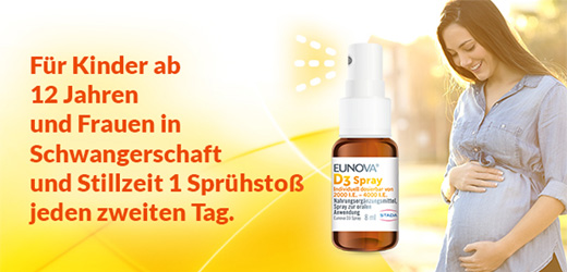 EUNOVA Vitamin D3 ve spreji, 8 ml
