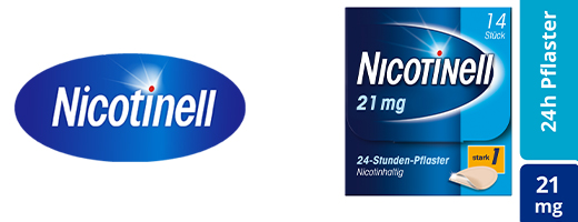 NICOTINELL 21 mg/24hodinová náplast 52,5 mg, 14 ks