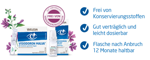 VISIODORON Malva oční kapky, 10 ml