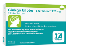 GINKGO BILOBA-1A Pharma 120 mg Potahované tablety, 120 kapslí