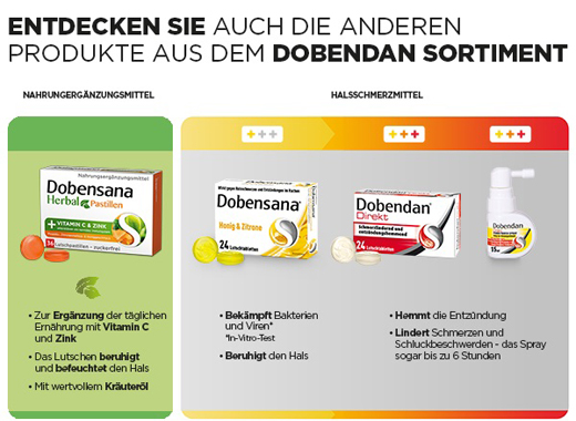DOBENSANA Bylinná medová pasta Vit.C & Zinková pasta, 36 ks