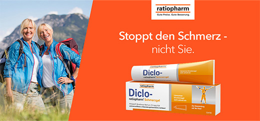 DICLO-RATIOPHARM Gel proti bolesti, 100 g