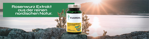 FJORDIL Rhodiola Rosea kapsle, 90 kapslí