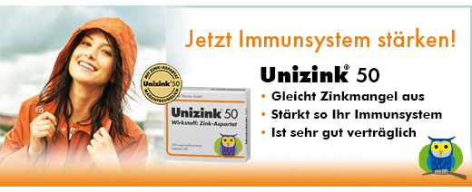 UNIZINK 50 entericky potahovaných tablet, 100 ks