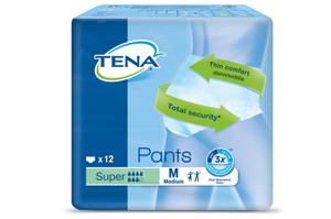 TENA PANTS jednorázové kalhoty ConfioFit super M, 12 ks