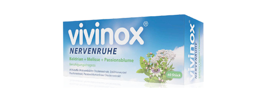 VIVINOX Nervový odpočinek Baldr.+Mel.+Passion.Calm.Drag., 100 ks