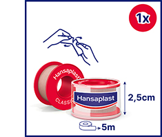 HANSAPLAST Klasická fixační sádra 2,5 cm x 5 m, 1 ks