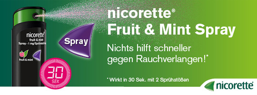 NICORETTE Ovoce & Máta Sprej 1 mg/sprej NFC, 2 ks