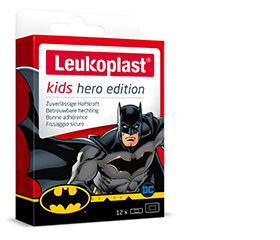 LEUKOPLAST dětské proužky hrdina Batman Mix, 12 ks