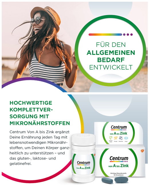 CENTRUM A-Zinc tablety, 60 ks