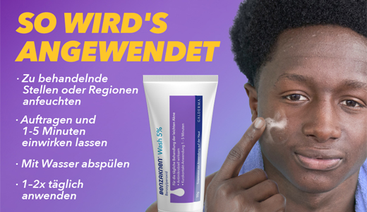 BENZAKNEN Promývací 5% suspenze, 2x100 g