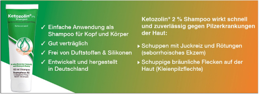 KETOZOLIN 2% šampon, 120 ml