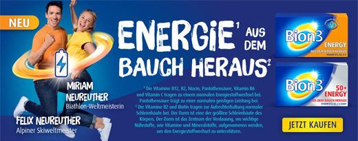 BION3 50+ energetické tablety, 30 ks