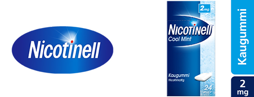 NICOTINELL Žvýkačky Cool Mint 2 mg, 24 ks