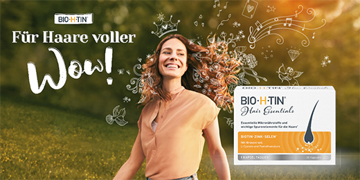 BIO-H-TIN Kapsle s mikroživinami Hair Essentials, 90 ks