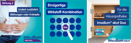 IMODIUM akut Duo 2 mg/125 mg tablety, 12 ks
