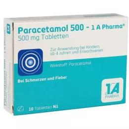 PARACETAMOL 500-1A Pharma tablety, 10 ks