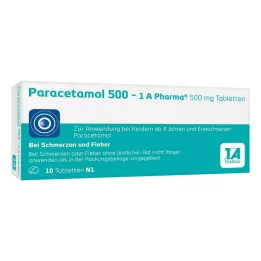 PARACETAMOL 500-1A Pharma tablety, 10 ks